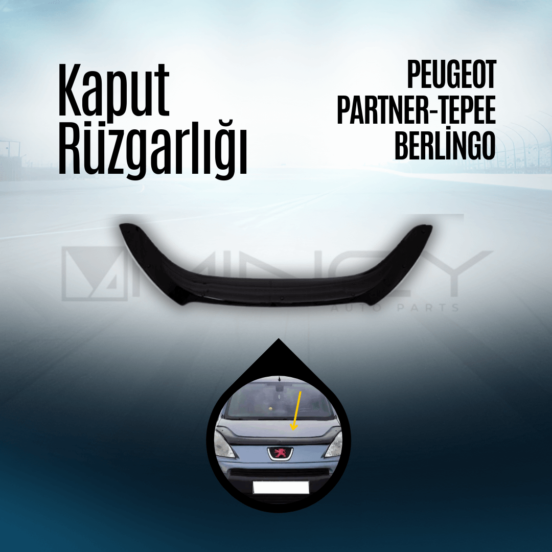 Kaput Rüzgarlığı Peugeot Partner Tepee Berlingo